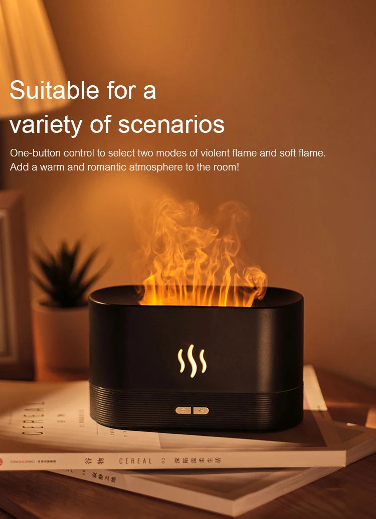 Flame Design Ultrasonic Aroma Diffuser