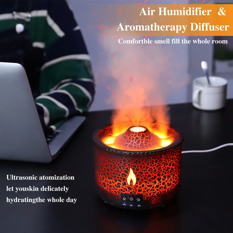 Volcano Fire Flame Aroma Diffuser