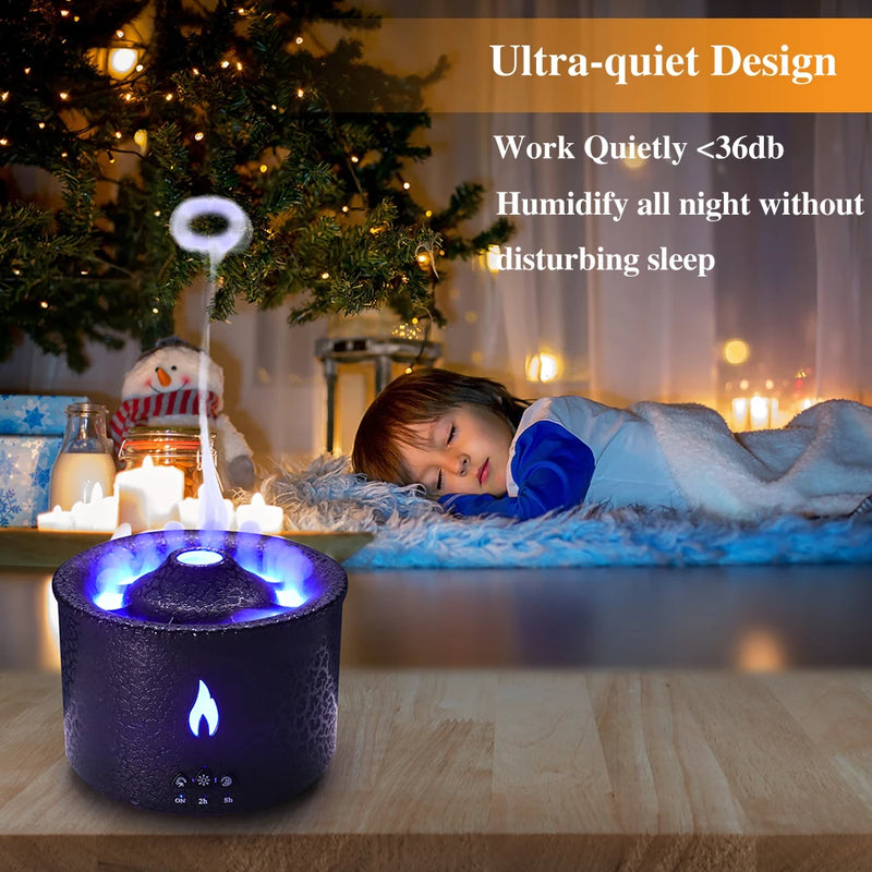 Volcano Fire Flame Aroma Diffuser