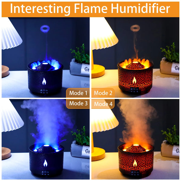 Volcano Fire Flame Aroma Diffuser